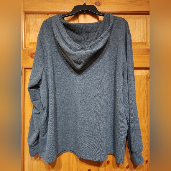 Rae Dunn Football Mom Sweatshirt, 1X - Picture 7 of 7